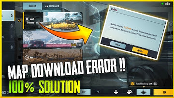 Battleground Mobile India Maps Not Downloading Nan% Error | BGMI Map Download Error 0.1Mb Error Fix