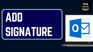 How to add Outlook Signature EASY