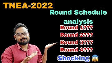 TNEA-2022 | Round 1,2,3 ,4|Analysis| shocking news@vivekmathsscience1013