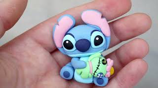 Stitch e Scrump in Fimo - Tutorial facile