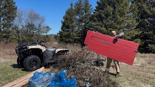 SPRING TIME CHORES AND BRUSH CUTTING
