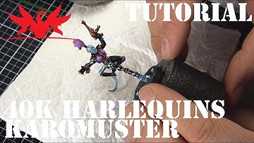 Tutorial - 40K Harlequins Karomuster malen - Phantasos Studio