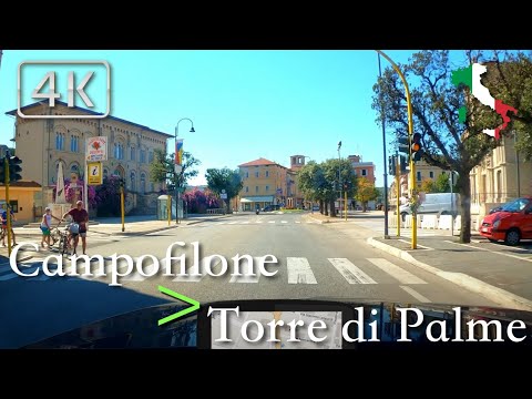 Scenic Drive (Marche), Italy [Campofilone ⩾ Torre di Palme] July 2022 | 🌞