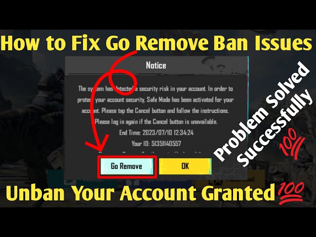 Account Security Unban Recovery Period