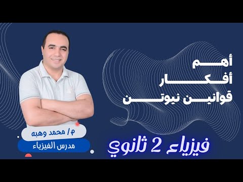 حل أهم أسئلة قوانين نيوتن فيزياء 2ث