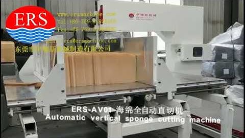Automatic vertical sponge cutting machine ERS AV01