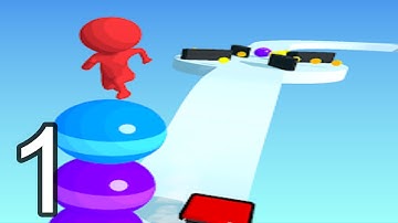 Stack Rider - Gameplay Walkthrough Part 1 All Levels (Android, Ios)