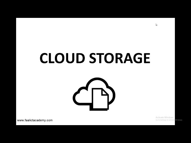 Cloud Storage | Faal ICT Academy