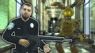 EXPLORING A HAUNTED MUSEUM WITH SPRINGTRAP! - Garry's Mod Multiplayer Gameplay - FNAF Gmod Survival