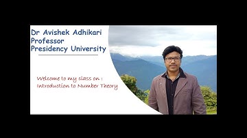 Class 11: Introduction to Number Theory and Basic Cryptography by Dr Avishek Adhikari