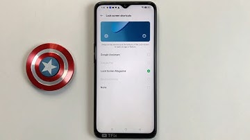 Lock screen shortcuts on OPPO A57 Android 12