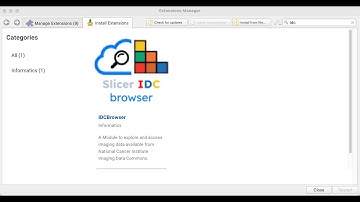 SlicerIDCBrowser extension demo