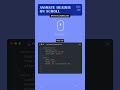 Animated Mouse Scroll on Header HTML CSS #cssanimation #shorts #shortvideo #frontenddev #programming