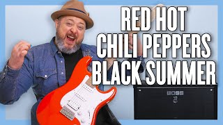 Video thumbnail of "Red Hot Chili Peppers Black Summer Guitar Lesson + Tutorial"