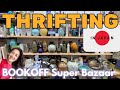 Vase Overload at BOOKOFF SUPER BAZAAR! | Thrifting for Traditional Japanese Items + Haul 🇯🇵