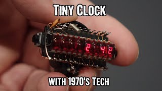 Bubble LED clock hack with 1970's tech
