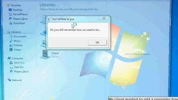 Add the reminder function. Works even with closed Access programm.