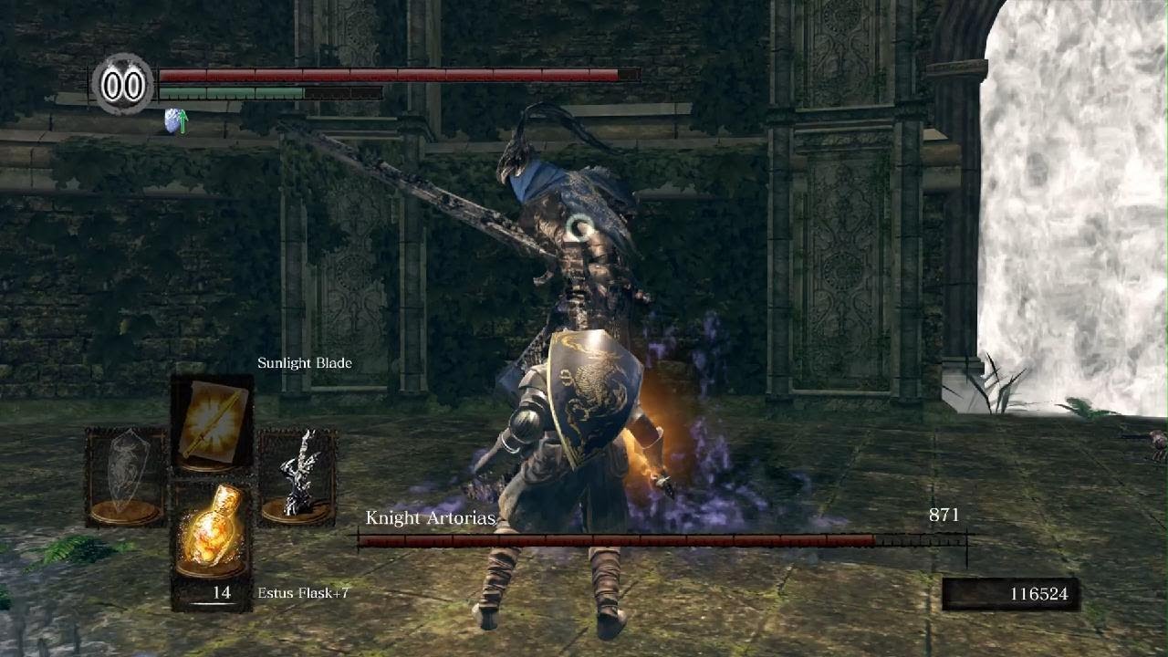 I love fighting Artorias