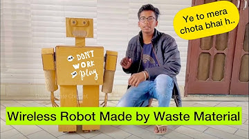 Wireless Robot made by Hemant #shorts #scienceproject #science #robot #robotics #robots #wireless