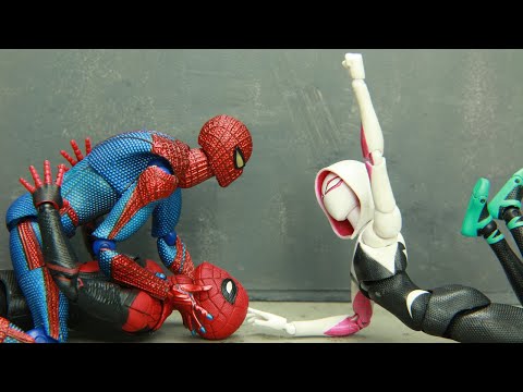 Figure Spider-man vs Batman and Gwen Stacy In Spider-verse | Official Trailer