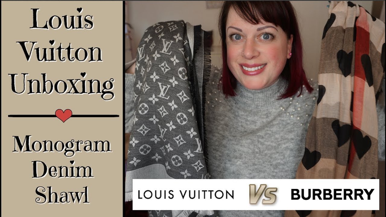 Louis Vuitton Monogram Denim Shawl Unboxing