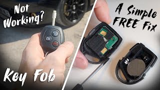 ford 3 button keyfob not working try this simple fix - ep82