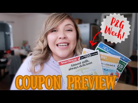 P&G WEEK! COMING THIS SUNDAY 3/28 | COUPON INSERTS PREVIEWS & WHERE TO GET