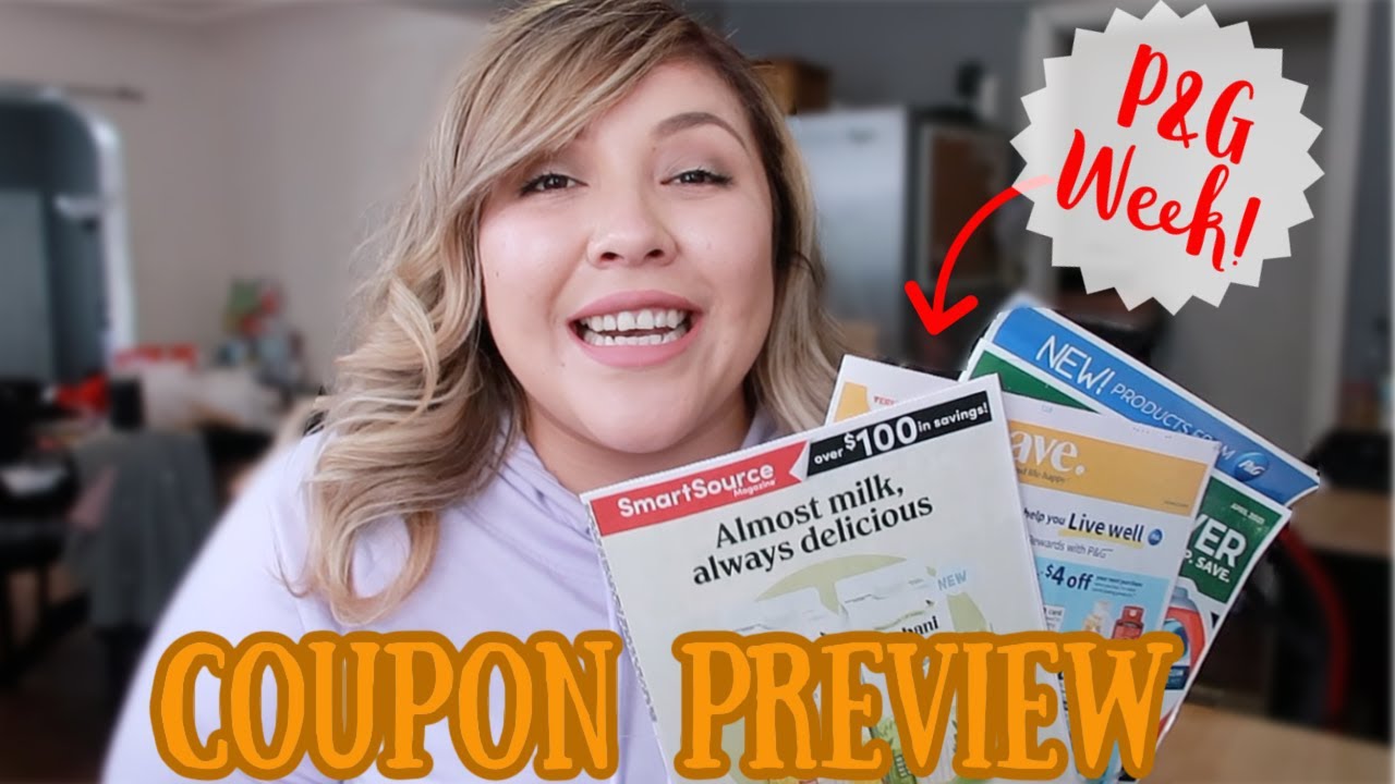 P&G WEEK! COMING THIS SUNDAY 3/28 COUPON INSERTS PREVIEWS & WHERE TO