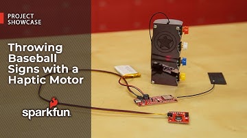Project Showcase: Throwing Baseball Signs with a Haptic Motor