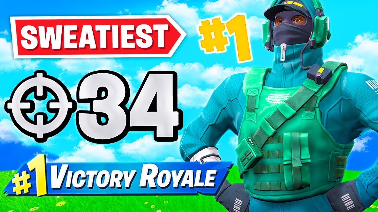 The Sweatiest Player In Fortnite Youtube