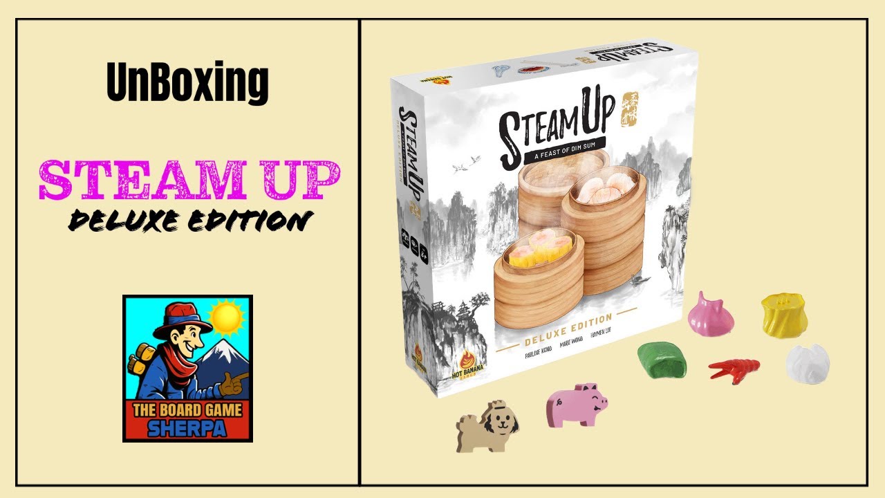 Review of Steam Up - Dim Sum Board Game 