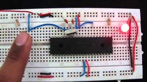 Interfacing LED using PIC18F4550 Microcontroller and Switch