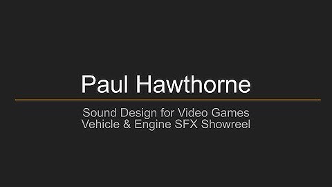 Vehicle & Engine Showreel: FMOD Adaptive Vehicle Sounds