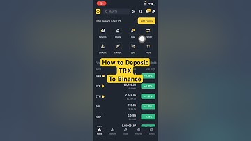 How to depost TRX Tron coin to binance using TRC20 #binance #trx #TRC20