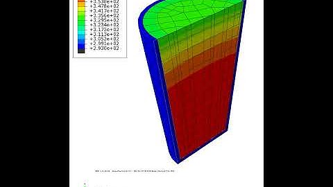 Abaqus Analysis of a Medium Coefficient of Convection on a Coffee Cup