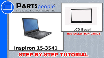 Dell Inspiron 15-3541 (P40F-001) LCD Bezel How-To Video Tutorial