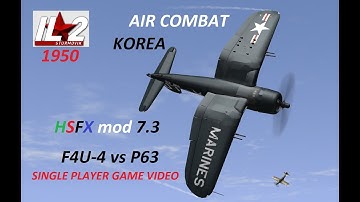 IL2 1946 HSFX mod AIR COMBAT game video