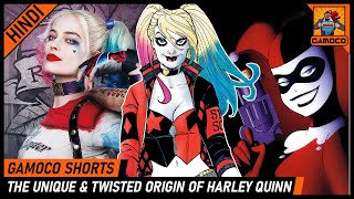 #GamocoShorts - 4 - The Weird & Twisted Origin Of #HarleyQuinn || #Gamoco हिन्दी