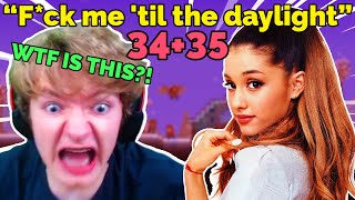 TommyInnit reacts to 34+35 by Ariana Grande