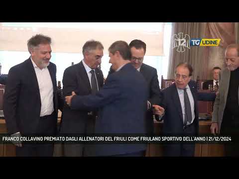 FRANCO COLLAVINO PREMIATO DAGLI ALLENATORI DEL FRIULI COME FRIULANO SPORTIVO DELL'ANNO | 21/12/2024