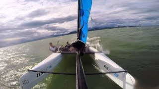 Rs Cat16 Gopro Spinnaker Pole Mount - Punta Chame Panama