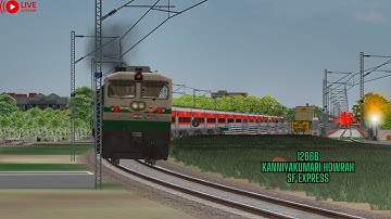 PART-4 || 12666 - KANNIYAKUMARI HOWRAH EXPRESS 🤩❤️WITH MEGA OFFLINK || SRV2 ||#msts #openrails #mpyt