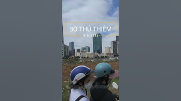 Vị trí dự kiến cầu đi bộ từ Thủ Thiêm vượt sông Sài Gòn qua phố đi bộ Nguyễn Huệ #thuthiem #saigon