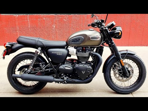 Бейне: Triumph Bonneville T-100 классикалық сынағы, әрине, соңы, (IV)