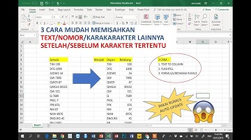 3 Cara Memisahkan Teks/Nomor/Karakter Lainnya Setelah/Sebelum Karakter Tertentu di Excel
