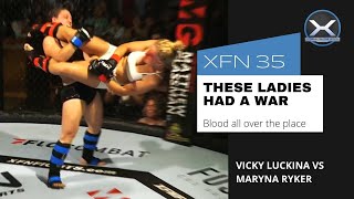 Women's Featherweight Bout - Vicky Luckina vs Maryna Ryker - XFN 35