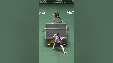 🏓🔥Linda Bergströn - A Chopper Masterclass  Unreal SKILL & INSANE Rally 🤯 #shorts #pongbot  #novaspro