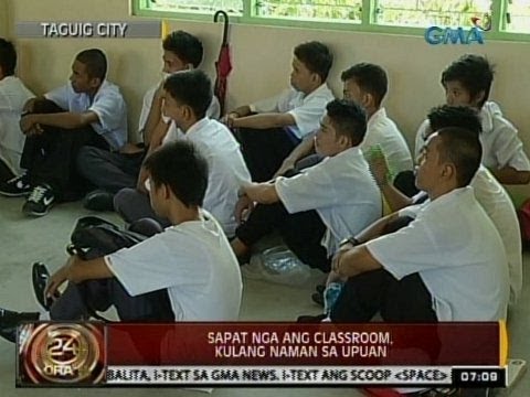 24Oras: Isang paaralan sa Taguig, sapat nga ang classroom, kulang naman