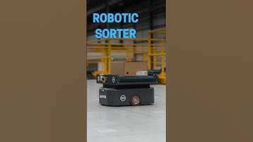 "Sorting made smarter 🤖✨ Watch these robotic sorters bring precision and speed to your warehouse!🚀📦