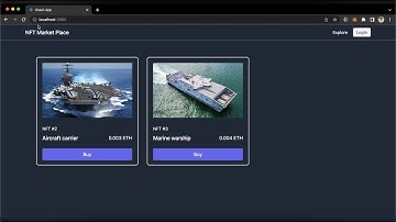NFT Market Place | React | web 3.0